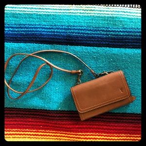 Frye crossbody wallet